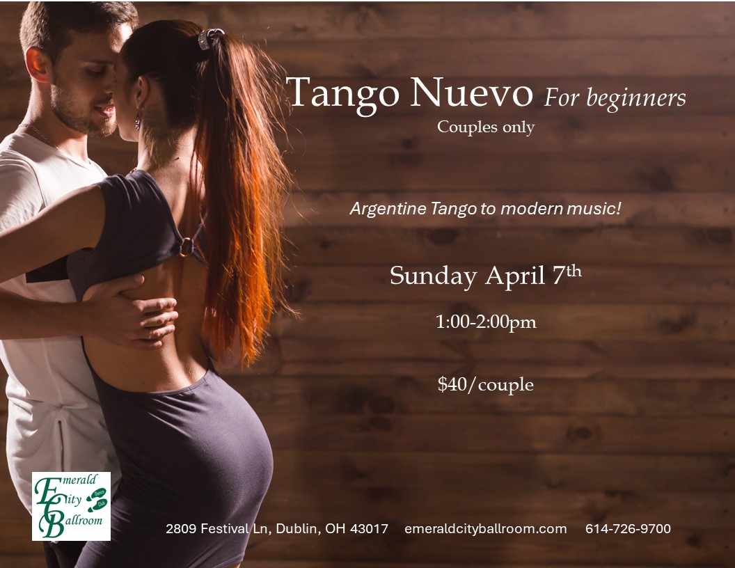 Argentine Tango for beginners April 7th 2024